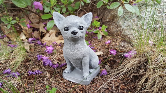 chihuahua garden ornament