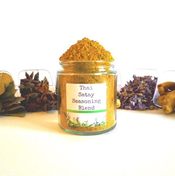 Thai Satay Seasoning Blend Spice Mix Asian Grill Kebab Rub