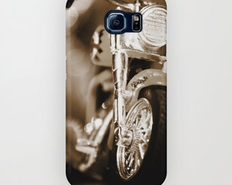 Motorcycle Galaxy S7 Case, Mens iPhone 6 Case, Sepia Photography Phone Case, iPhone 6 Plus, Galaxy s6 Case, Galaxy s5 Case Samsung Galaxy s4