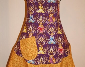 Women's Large Disney, Princess Purple Apron