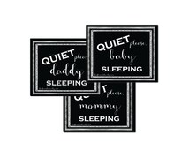 Popular items for quiet please sign on Etsy