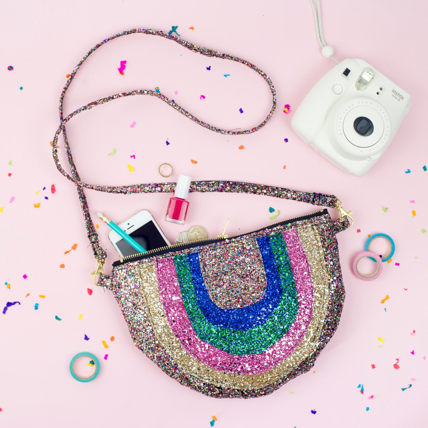 glitter small bag