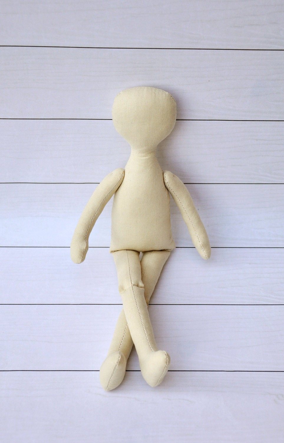 blank plush doll