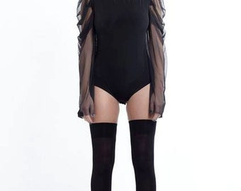 Custom Storm LS Shadow Leotard - Mesh with lining main image 1
