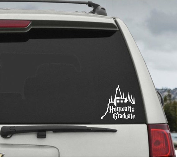 Hogwarts Graduate Harry Potter Car decal Window Sticker