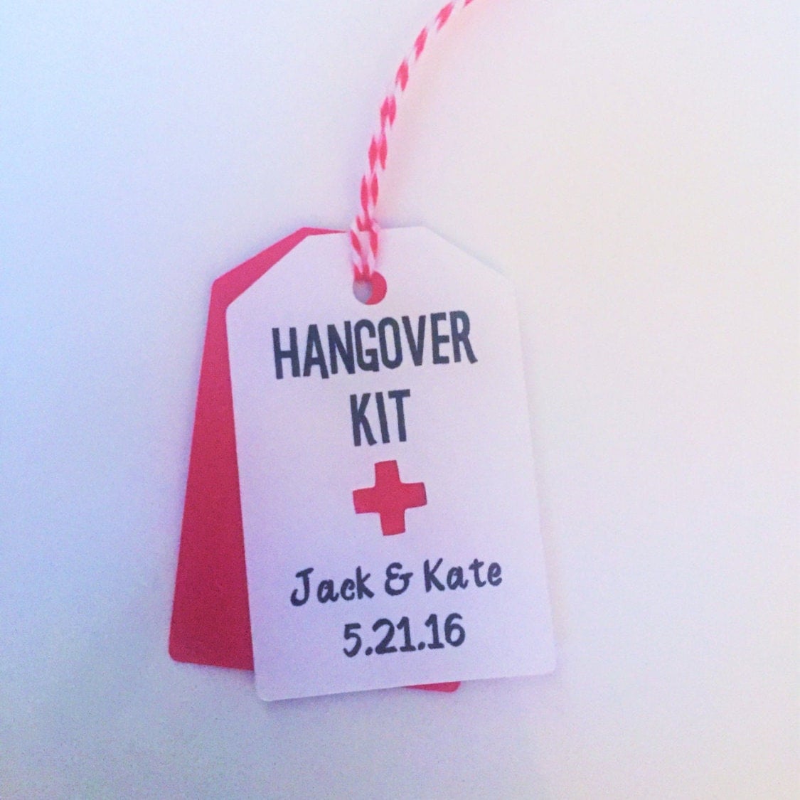 hangover kit tags hangover kit wedding favor tags custom