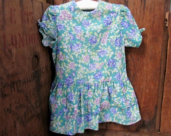 Laura Ashley Dress - Age 3 - 4 Dress - Vintage Laura Ashley - Girls Dress - 1980s Dress - English Dress - Party Dress - Laura Ashley Print