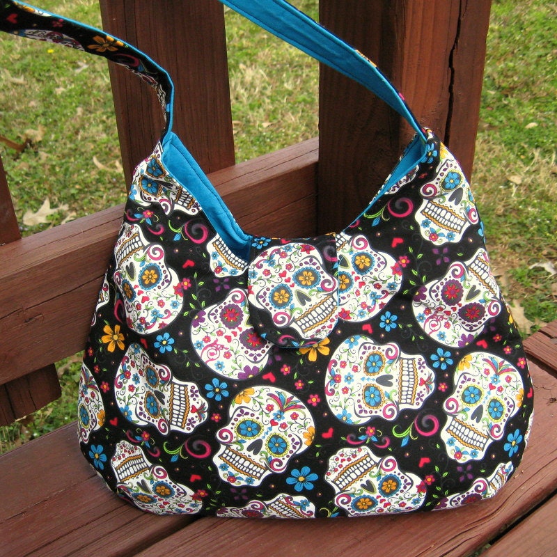 SKULL PURSE SUGAR Skull Bag Women's by CarolinaFashionBags on Etsy