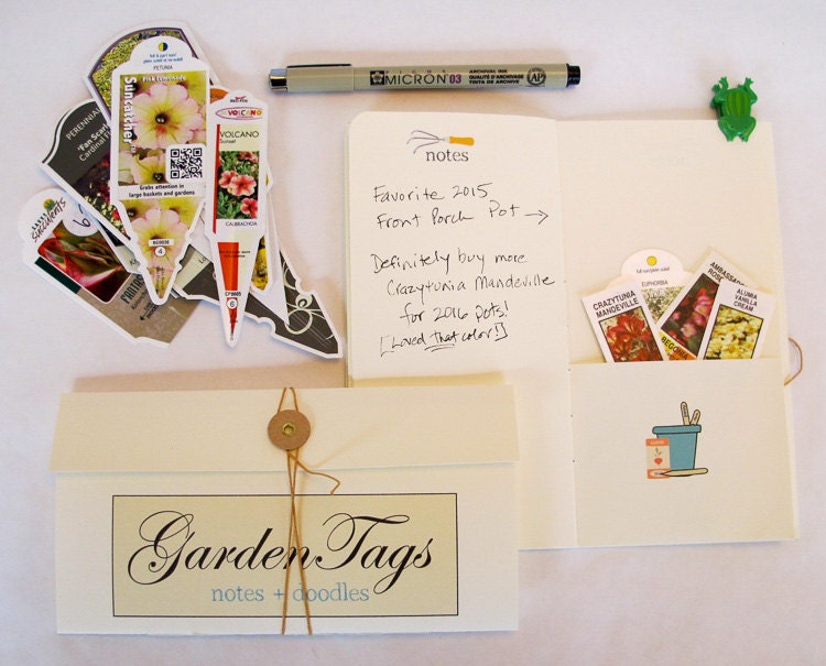 Garden Journal/Garden Tag Organizer Spring Has Sprung