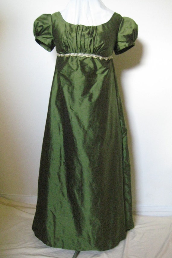 Regency SILK Dress Ball Gown. Jane Austen. CUSTOM MADE Your