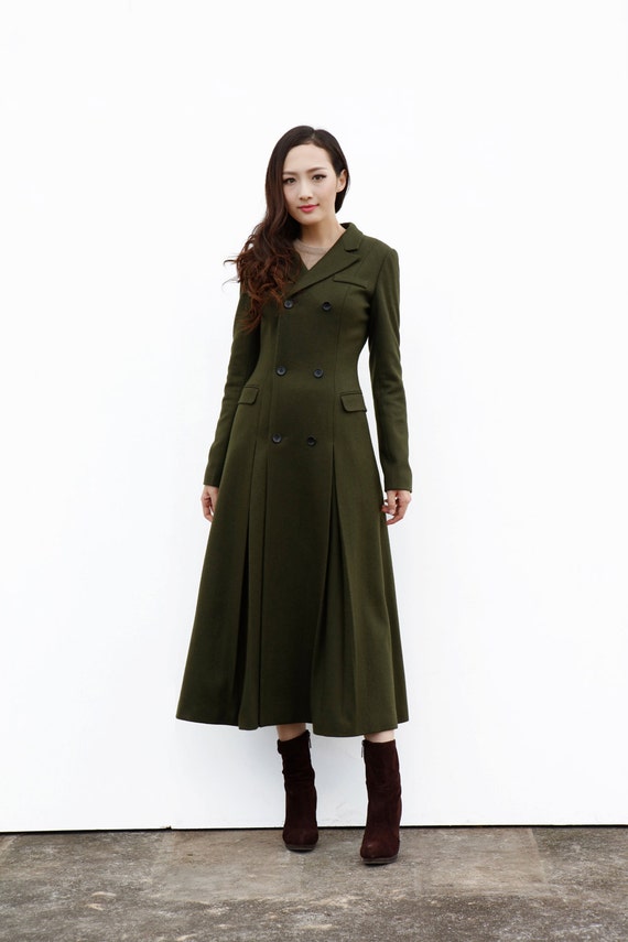 army green maxi