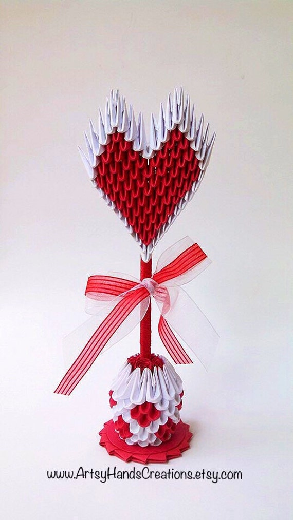 origami heart 3d