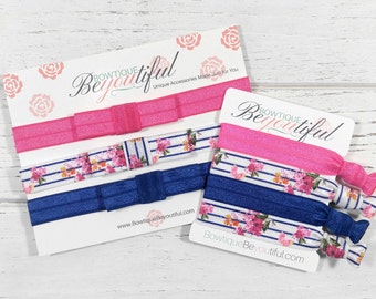 Matching Mommy and Baby Set - Mommy and Me - Matching Mom and Daughter - Hair Ties - Baby Girl Headband