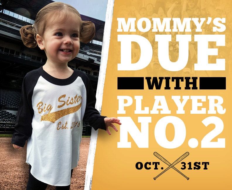 Baseball Theme Pregnancy Announcement