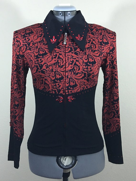 Western Show Pleasure Rail Shirt Jacket Clothes by Equilong
