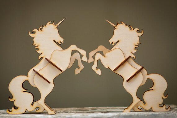 Unicorn Wooden 3D Puzzle Birthday DIY Girls Or Teens Gift