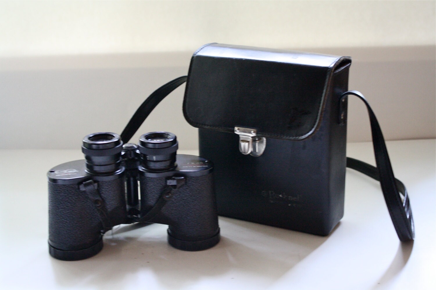 Vintage Bushnell Binoculars with Leather Case Field Sport