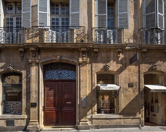France Photography, Aix-En-Provence, South of France, Summer in France, Fine Art Print, French Architecture, Provence, Abstract Wall Art
