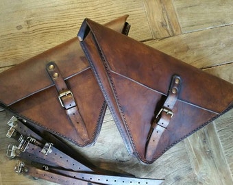 cafe racer leather bag