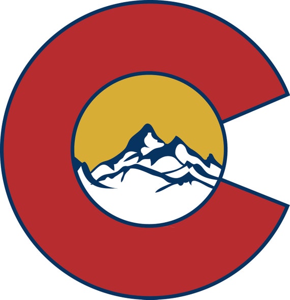 Colorado State Flag Custom Vinyl Decal Sticker Colorado