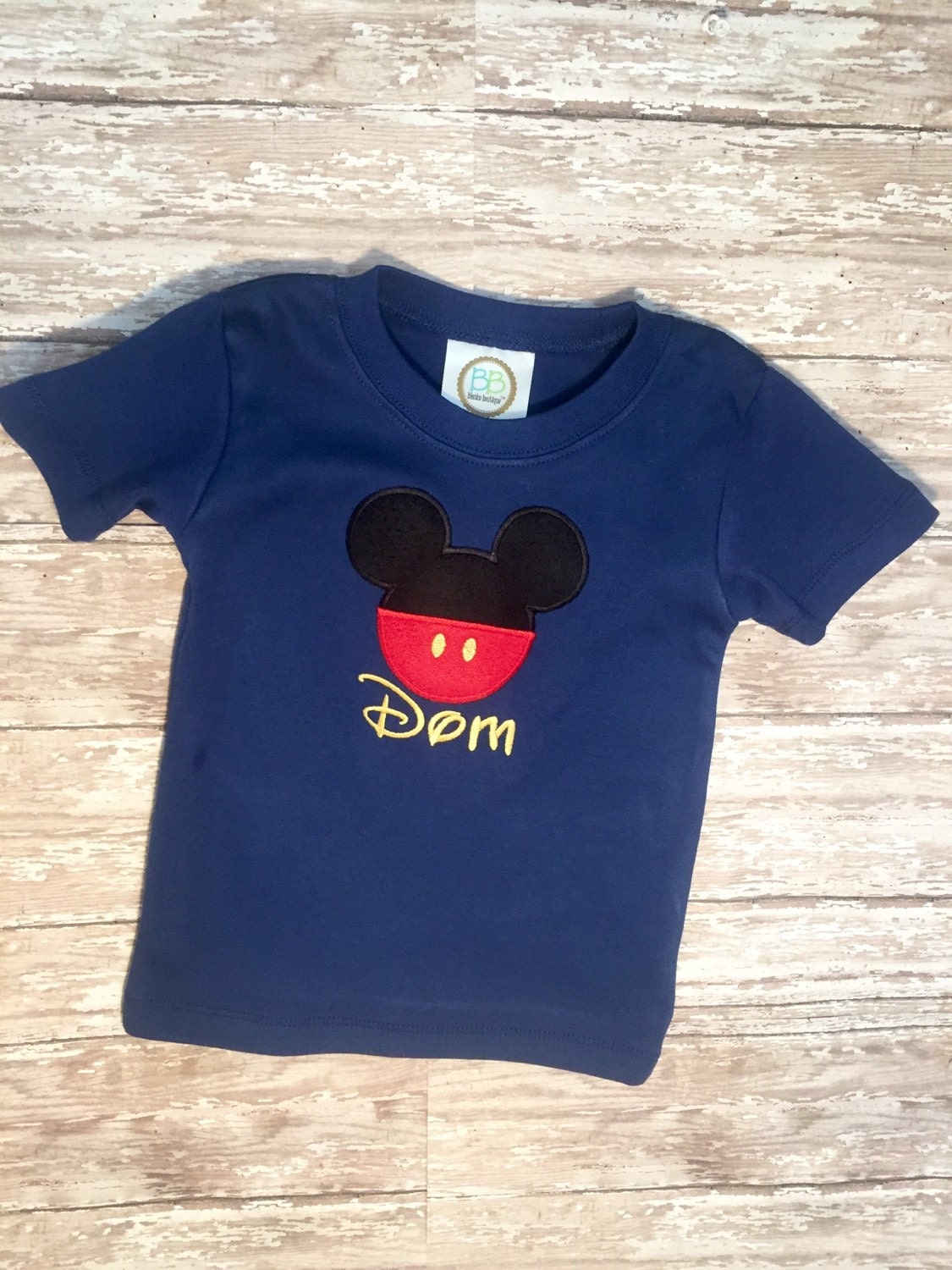 Personalized Mickey Mouse Shirt Toddler Mickey Shirt Mickey