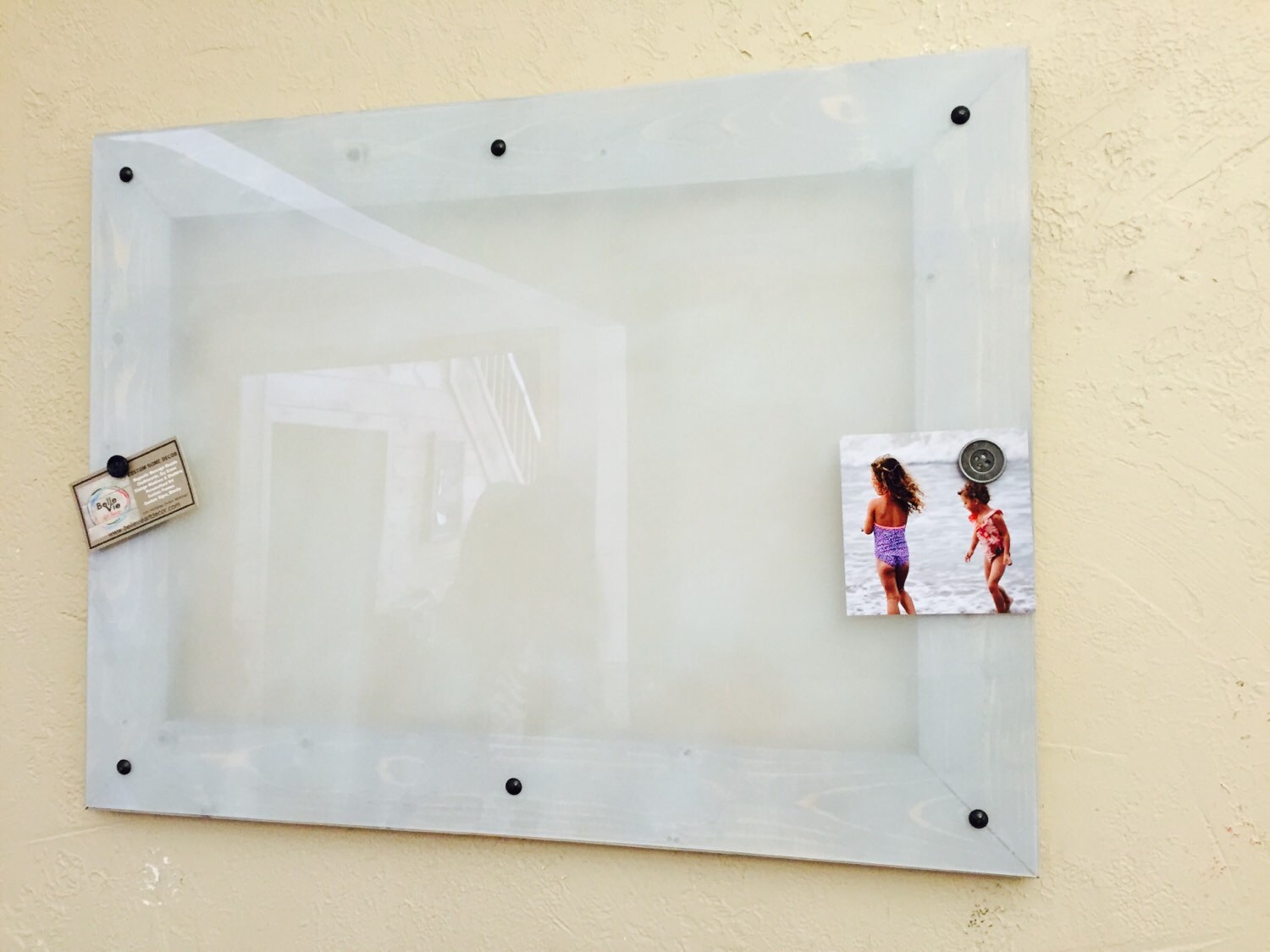 18x24 Dry Erase Board Framed Frosted Plexi Glass