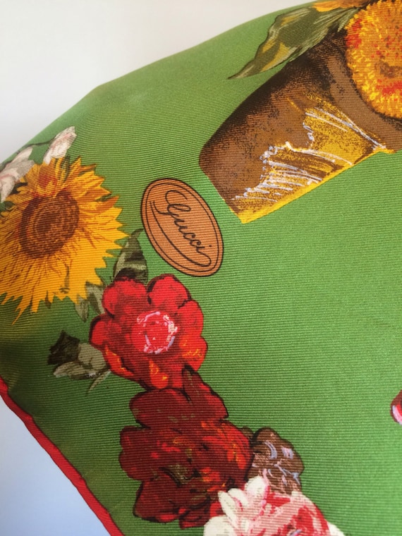 Gucci silk scarf/bandana