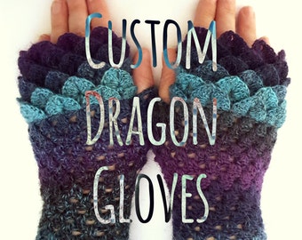 Make to Order - Custom Dragon Gloves