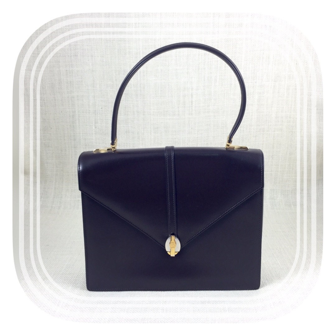 SALE Authentic Launer Of London Vintage 70s/80s Kelly Handbag