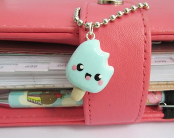 Popsicle charm, ice lolly charm, ice cream charm, polymer clay charm, kawaii charm, miniature food, gift for her, lollipop, handmade, gift