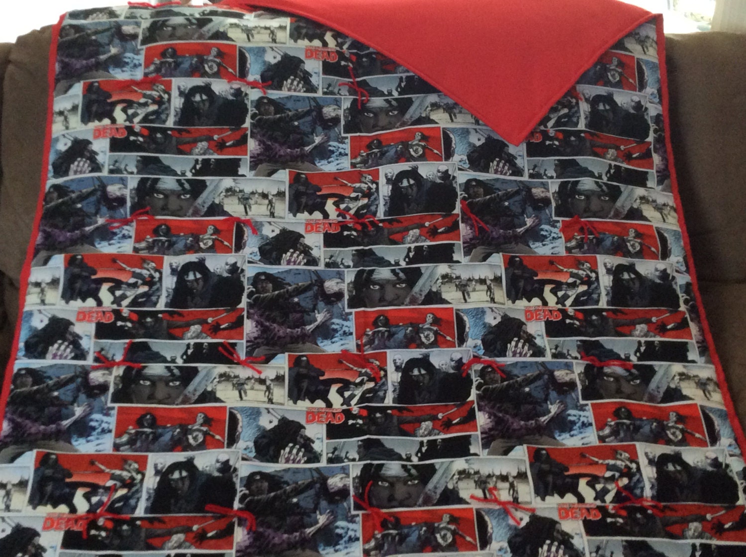 The Walking Dead blanket