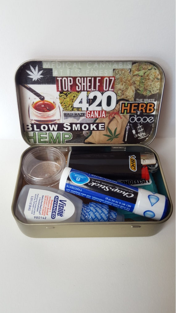 420 Top Shelf Marijuana Stash Box and Recovery Kit