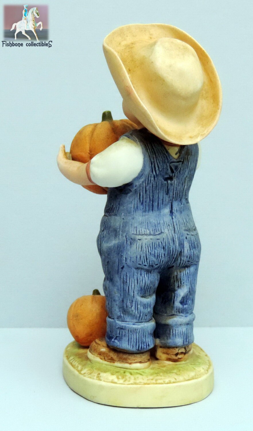 home interior collectibles homco denim days 1502 farm boy bib overalls in pumpkin home interior collectibles homco denim days 1502 farm boy bib overalls in pumpkin
