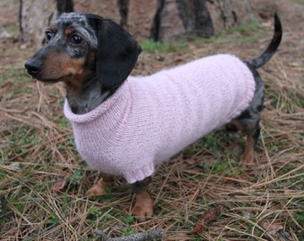 Knitting Pattern, Mini Dachshund, Seamless, Dog Sweater, Kint, Dog, Dachshund