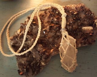 Crystal Macrame Necklace