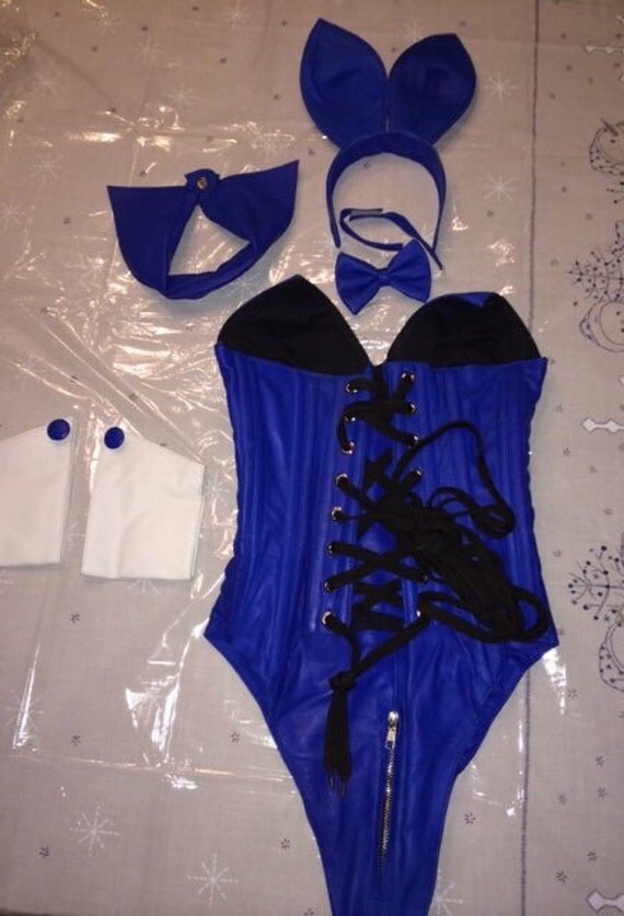 Custom made steel boned playboy bunny costume by CaroLillys