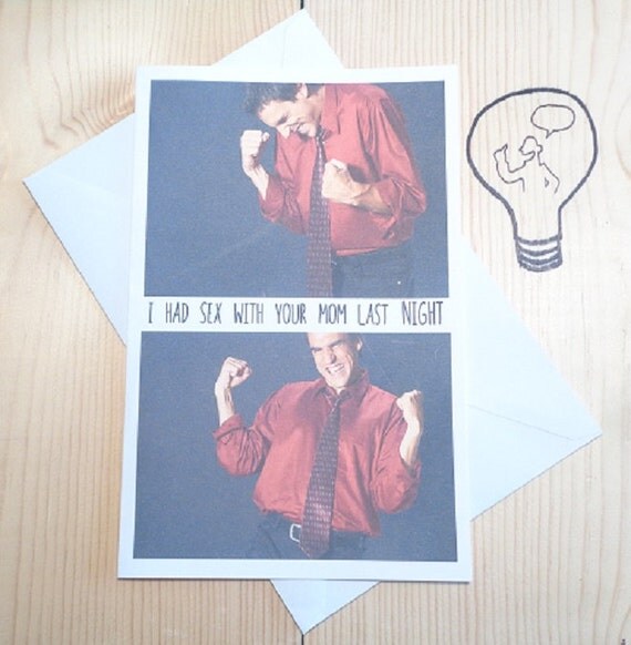Birthday Card for Son From Dad I Had Sex by MyThoughtsExactlyGC