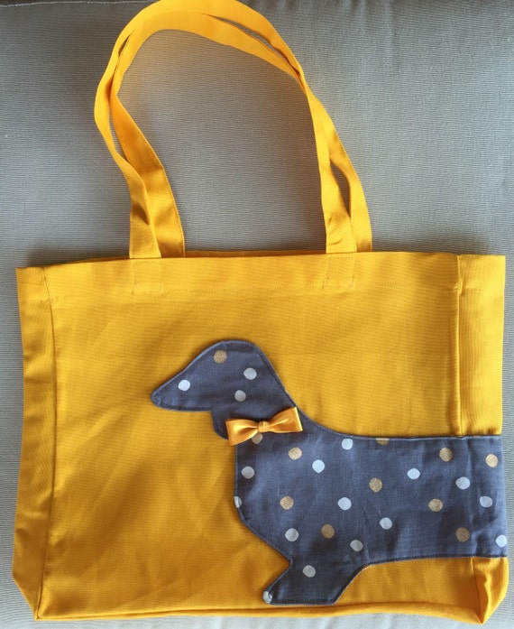 Dachshund Tote Bag by RedBarnAustralia on Etsy
