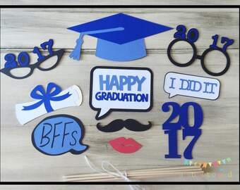 Graduation Props, Graduation Party Decorations, Graduation Photo Booth Props, Graduation Decorations, Graduation Party Table Centerpieces