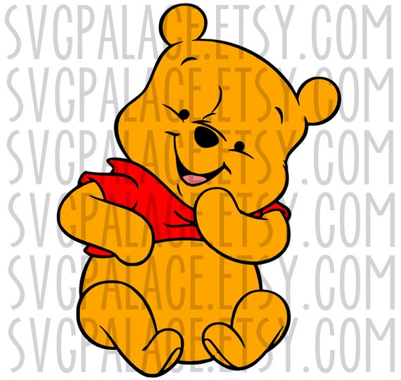 Items similar to Baby Winnie The Pooh SVG Cut File. Cricut Explore