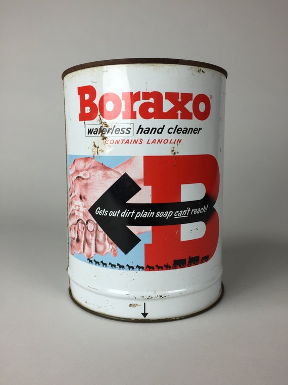Vintage Advertisement Boraxo Hand Soap Dispenser