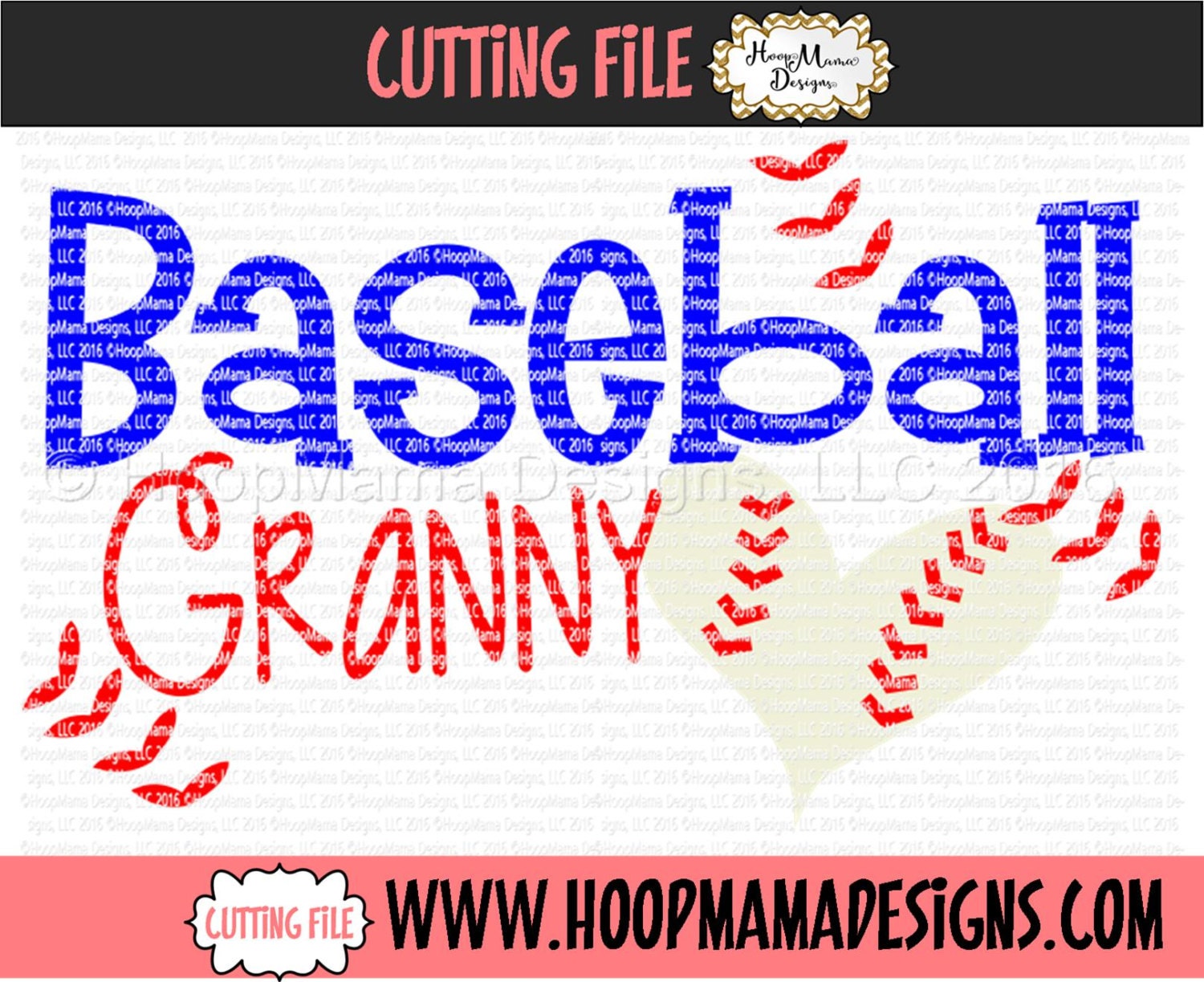 Download Baseball Granny SVG DXF eps and png Files for Cutting Machines