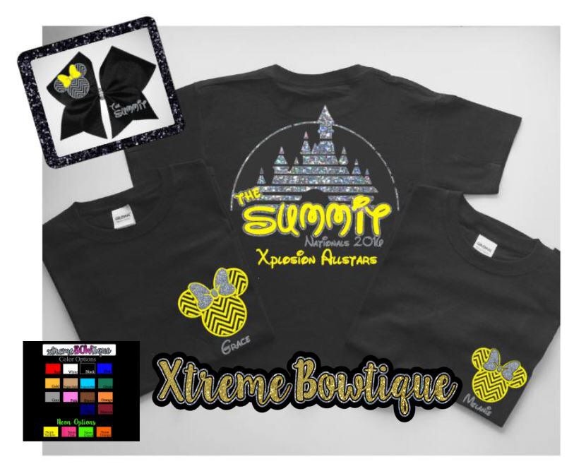 Disney Cheer Shirt Disney Dance Shirt Summit Shirt Worlds