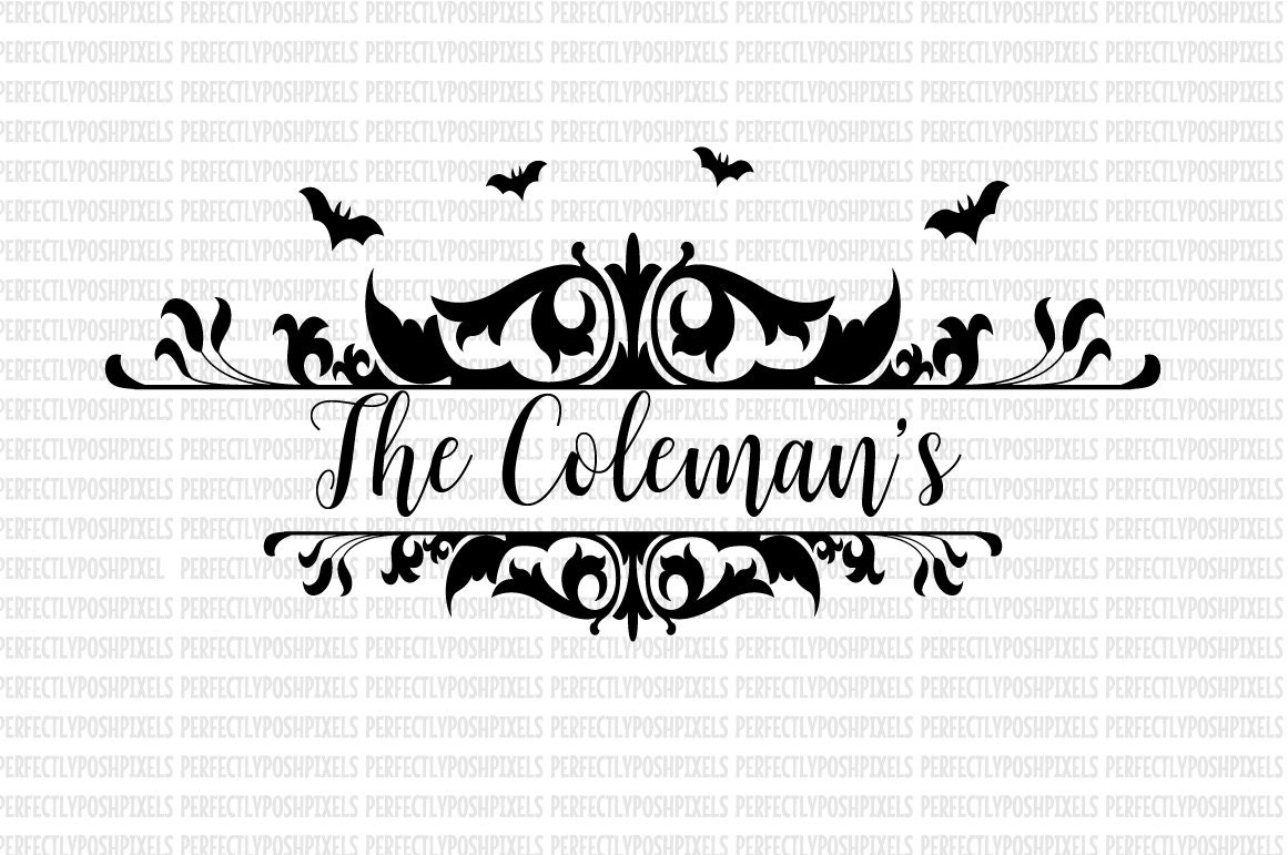 Download Halloween Name Plate SVG DXF EPS png Silhouette Studio ...