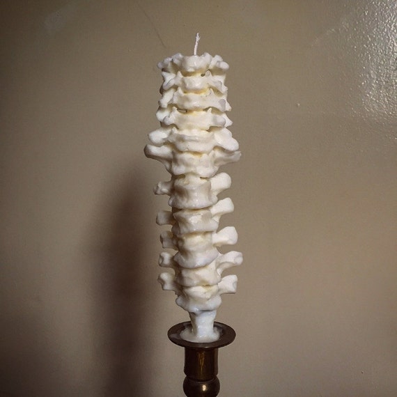 Spine Candle by on Etsy