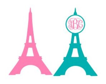 Eiffel Tower SVG, Studio 3, DXF, AI, Ps and Pdf Cutting Files for Electronic Cutting Machines
