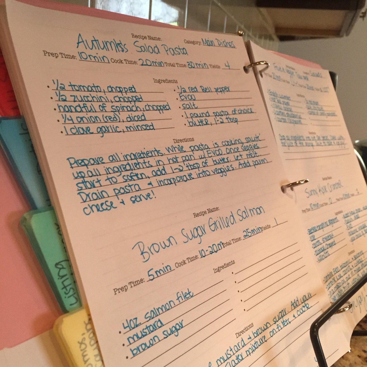 Printable Cookbook/Recipe Book & Organizer for All Home