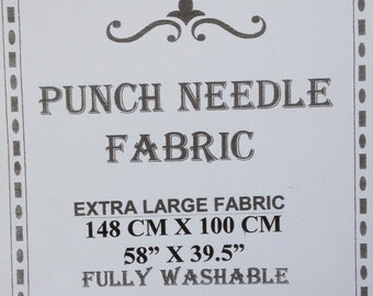 Punch Needle Embroidery Classic Twill Fabric 100 x 148 cm From Webster Craft