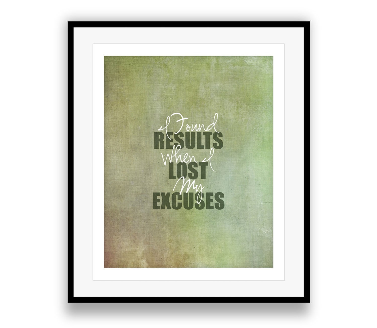 MOTIVATIONAL Word Art Print Inspired Wall Art by SongLyricsArt