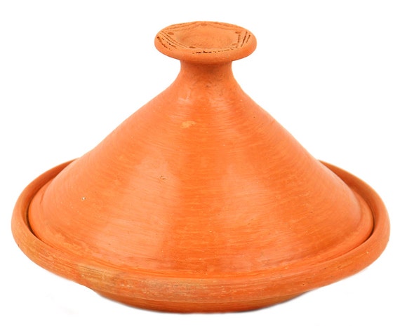 Handmade Moroccan Ceramic Tagine Unglazed by lePetitMorocco